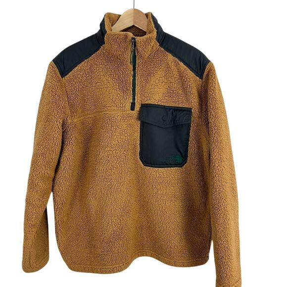 The North Face Groveland Sherpa Fleece Pullover Men Size Large - Picture 1 of 16
